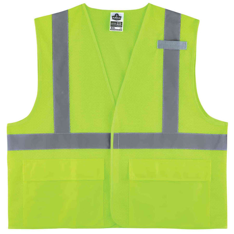 Ergodyne GloWear 8220HL Mesh Hi-Vis Safety Vest Type R Class 2 3 Pockets