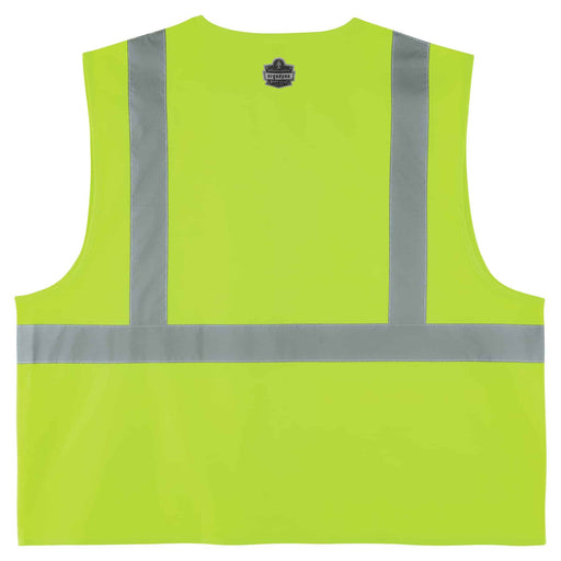 Ergodyne GloWear 8225Z Solid Hi-Vis Safety Vest, Class 2