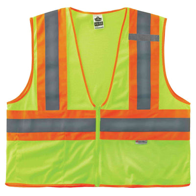 Ergodyne GloWear 8230Z Class 2 Two-Tone Hi-Vis Safety Vest Type R Zipper