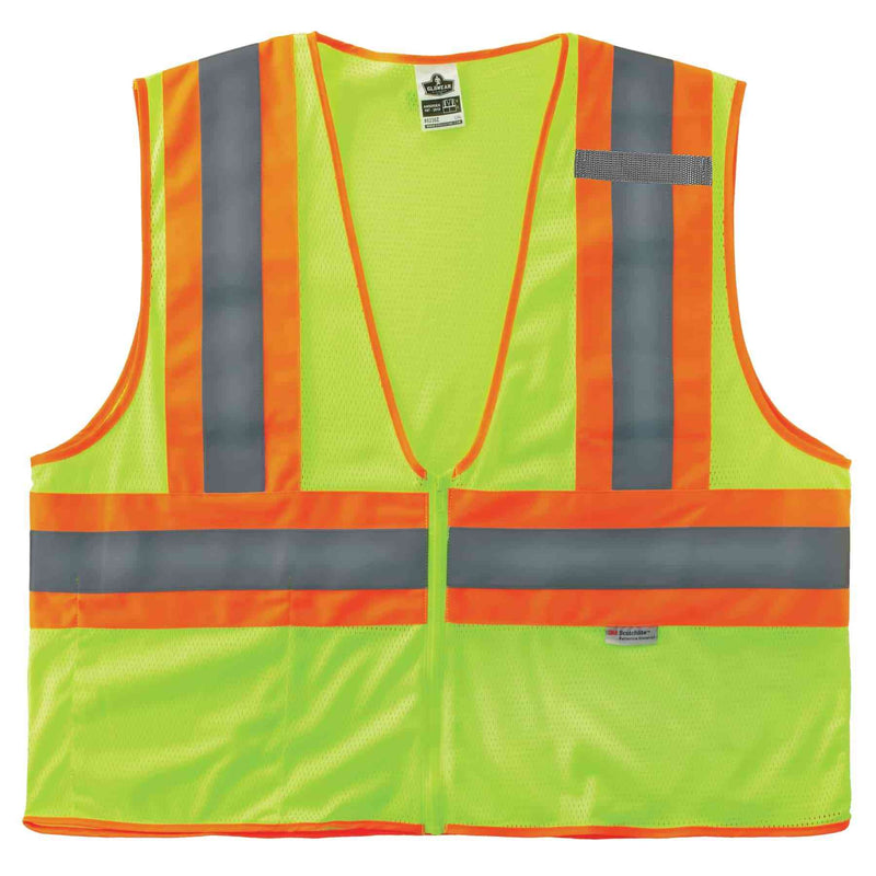 Ergodyne GloWear 8230Z Class 2 Two-Tone Hi-Vis Safety Vest Type R Zipper