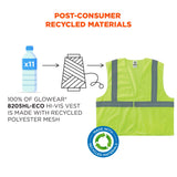 Ergodyne GloWear 8205HL-ECO Recycled Hi-Vis Safety Vest Type R Class 2