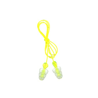 3M Tri-Flange Earplugs P3000 Banded Earplugs