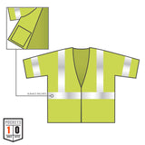 Ergodyne GloWear 8310HL Mesh Hi-Vis Safety Vest Type R Class 3 Hook Loop