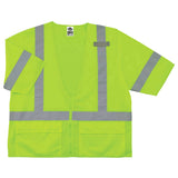 Ergodyne GloWear 8320Z Mesh Hi-Vis Safety Vest Type R Class 3 Zipper