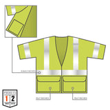 Ergodyne GloWear 8320Z Mesh Hi-Vis Safety Vest Type R Class 3 Zipper