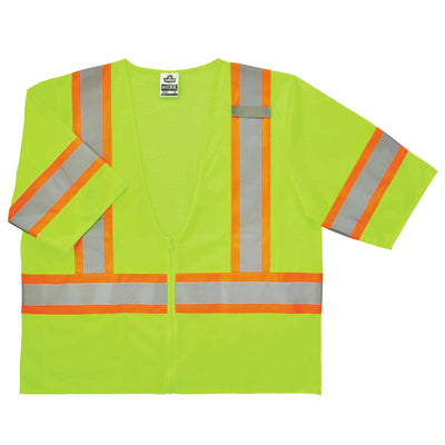 Ergodyne GloWear 8330Z Class 3 Hi-Vis Safety Vest Type R Zipper