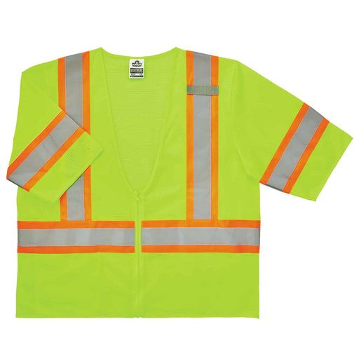Ergodyne GloWear 8330Z Class 3 Hi-Vis Safety Vest Type R Zipper