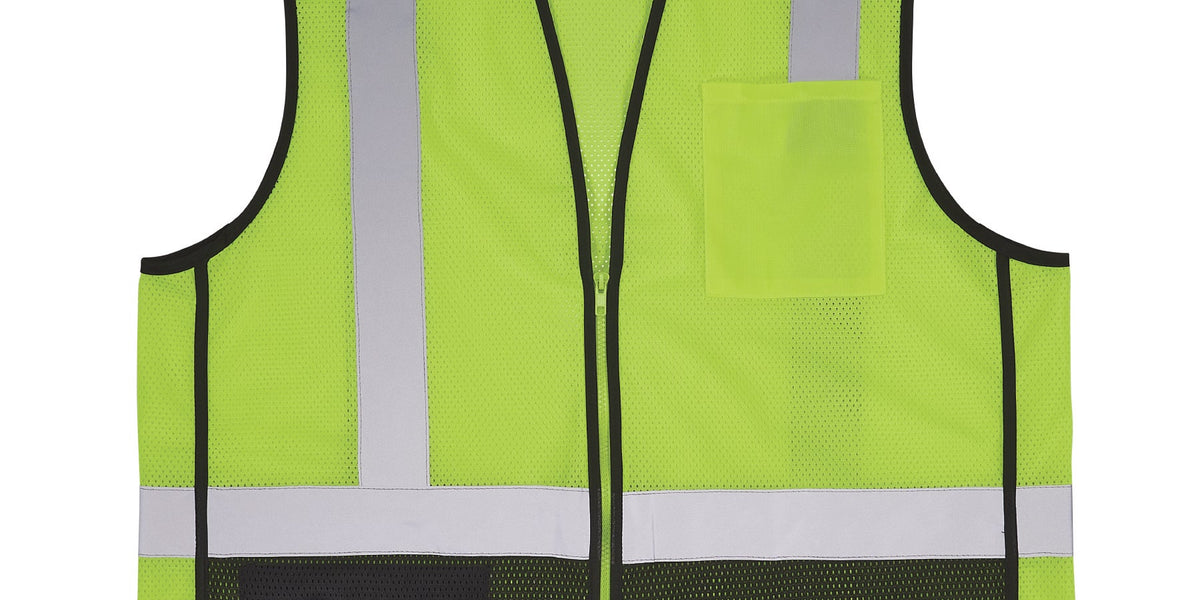 Ergodyne GloWear 8210ZBK Mesh Class 2 Hi-Vis Vest Black — WC Safety