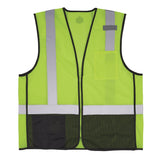 Ergodyne GloWear 8210ZBK Mesh Hi-Vis Safety Vest Type R Class 2 Black