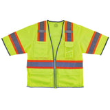 Ergodyne GloWear 8346Z Class 3 Hi-Vis Surveyor Vest Type R 6 Pockets