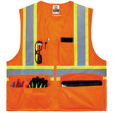 Ergodyne GloWear 8235ZX Class 2 X-Back Hi-Vis Safety Vest Type R Zipper