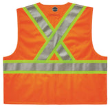 Ergodyne GloWear 8235ZX Class 2 X-Back Hi-Vis Safety Vest Type R Zipper
