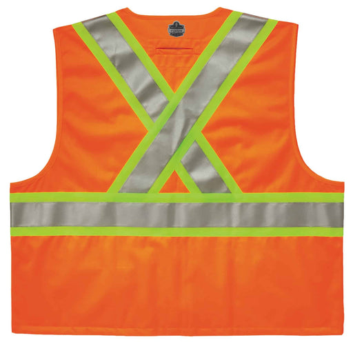 Ergodyne GloWear 8235ZX X-Back Hi-Vis Safety Vest, Class 2