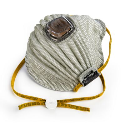 Moldex 4701N100 AirWave N100 Respirator — SmartStrap + Valve, Small