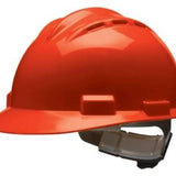 Bullard S62 Vented Cap Style Hard Hat, HDPE, Class C, Made in USA