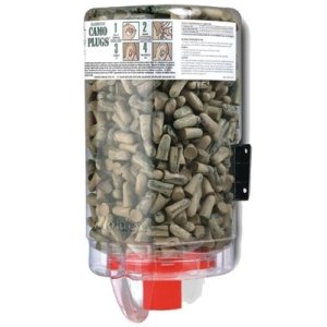 Moldex 6648 Camo Plugs PlugStation Uncorded Earplug Dispenser — NRR 33dB, 500 Pairs