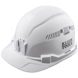 Klein Tools 60105 Hard Hat, Vented Cap Style, White