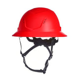 MSA V-Gard H2 Full Brim Safety Helmet — Type II, Class E Full-Brim Head Protection