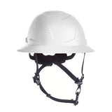 MSA V-Gard H2 Full Brim Safety Helmet with Integrated Chinstrap