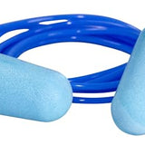 SAS Safety Corp Corded Foam Ear Plugs | 100 Pairs of Noise Reducing Safety Ear Plugs | Soft Foam Pre-shaped Hearing Protection | Ear Protection for Construction, Manufacturing, Landscaping, and more