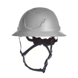 MSA V-Gard H2 Full Brim Safety Helmet — Type II, Class E Full-Brim Head Protection