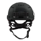 Milwaukee BOLT Safety Helmet — Black Vented, Type 2 Class C