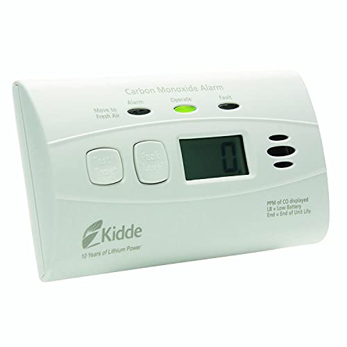 Kidde C3010 Sealed Lithium Battery Carbon Monoxide Alarm — 10 Year