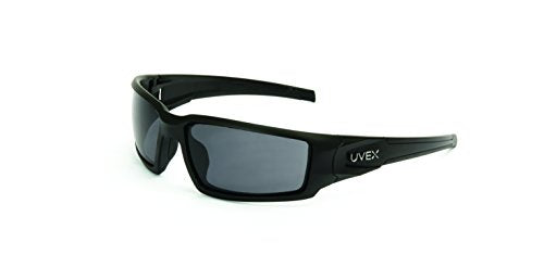 Uvex Hypershock Safety Glasses Matte Black / Gray Anti-Fog