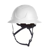 MSA V-Gard H2 Full Brim Safety Helmet with Integrated Chinstrap