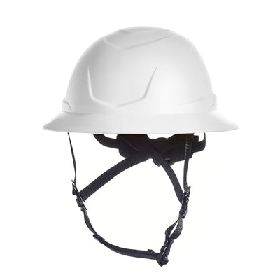 MSA V-Gard H2 Full Brim Safety Helmet with Integrated Chinstrap