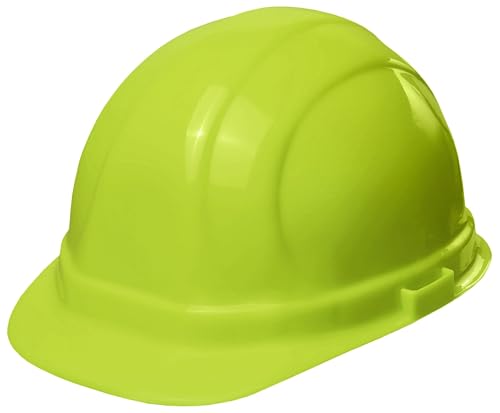 ERB Omega II Full-Brim Hard Hat — Flourescent Lime