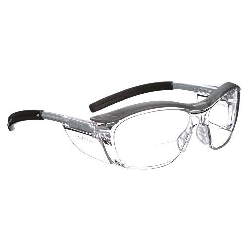3M Nuvo Reader Safety Glasses — Clear Lens +2.0 Diopter