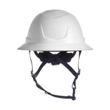 MSA V-Gard H2 Full Brim Safety Helmet with Integrated Chinstrap