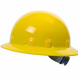 Fibre-Metal by Honeywell E1RW SuperEight Full Brim Hard Hat, 8-Point Ratchet