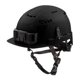 Milwaukee BOLT Safety Helmet — Black Vented, Type 2 Class C
