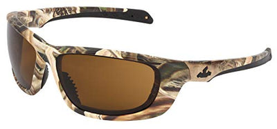 MCR Safety MOUD11BPF USS Defense Safety Glasses - Mossy Oak Brown MAX6 Anti-Fog