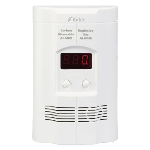 Kidde KN-COEG-3 Plug-In CO and Explosive Gas Alarm with Digital Display