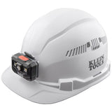 Klein Tools 60105 Hard Hat, Vented Cap Style, White