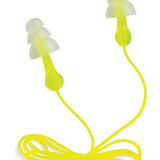 Peltor Sport Tri-Flange Corded Reusable Earplugs, 3 Pair, Noise Reduction Rating (NRR) 26 dB, Comfortable Fit, Ideal For Range, Shooting & Hunting, Washable and Corded, Neon Yellow (97317-10C)