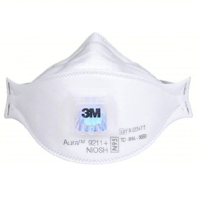 3M 9211+ N95 Disposable Respirator with Cool Flow Valve