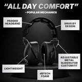 Decibel Defense 37 NRR Safety Ear Muffs — High-Attenuation