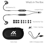 AXIL GS Extreme 3.0 In-Ear Shooting Ear Protection — NRR 26 Bluetooth Earbuds
