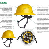 MSA V-Gard H2 Full Brim Safety Helmet with MIPS