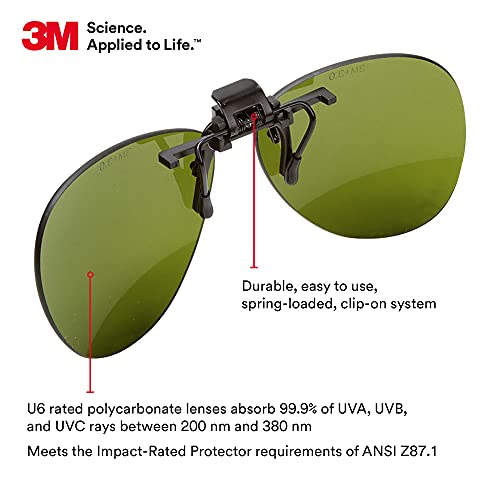 3M Infrared Welding Flip-Up Shade 3 Safety Glasses (Fits Over)