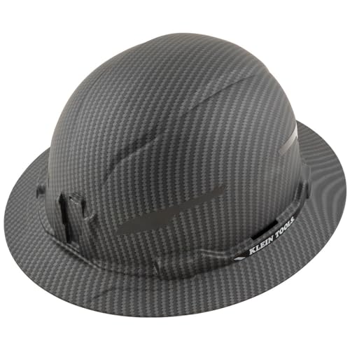 Klein Tools KARBN Pattern Non-Vented Full Brim Hard Hat Class E