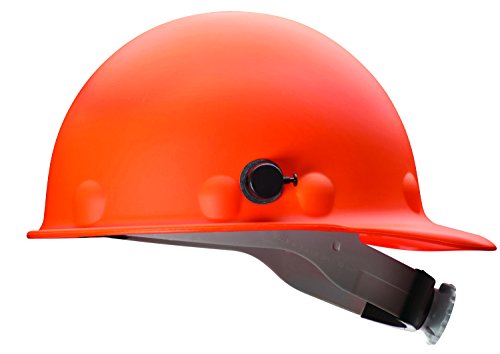 Fibre-Metal P2AQRW SuperEight Fiberglass Cap Hard Hat Hi-Viz Orange