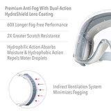 Uvex S3960HS Stealth HydroShield Clear Safety Goggles