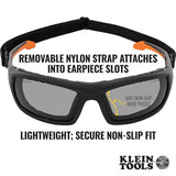 Klein Tools 60471 Full Frame Gasket Pro Safety Goggles