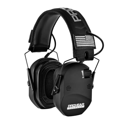 Elvex WELHG35 — Elvex Ear Muff, 28dB, Multi-Position, Black/Red, Large