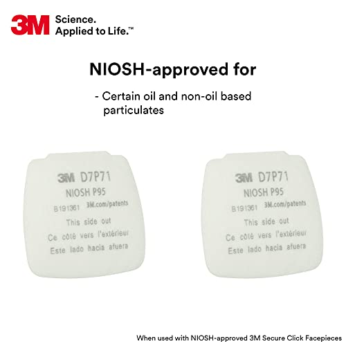 3M Secure Click D7P71 P95 Particulate Filter